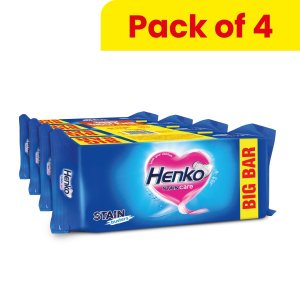 Henko Stain Care Detergent Bar 250gm X 4