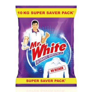 MR WHITE Detergent Powder 10 Kg Super Saver Pack