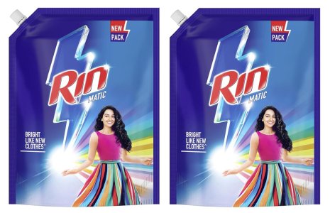Rin Detergent Liquid Refill 2L Pouch Pack of 2